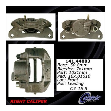 Centric Centric Semi-Loaded Brake Caliper, Centric Parts 141.44003 141.44003